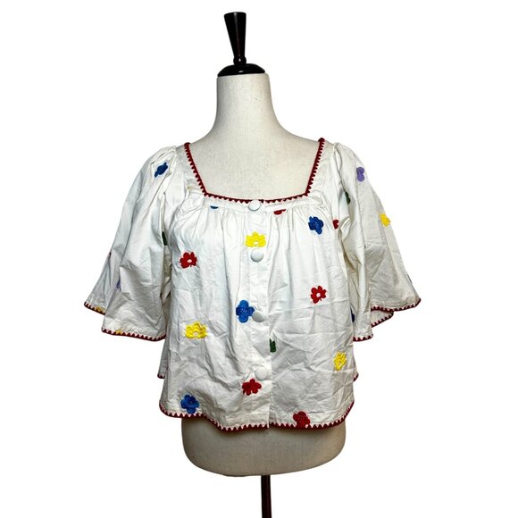 Tuckernuck Rhodes Macadamia Bahia Bloom Gabriel Top - Picture 6 of 13